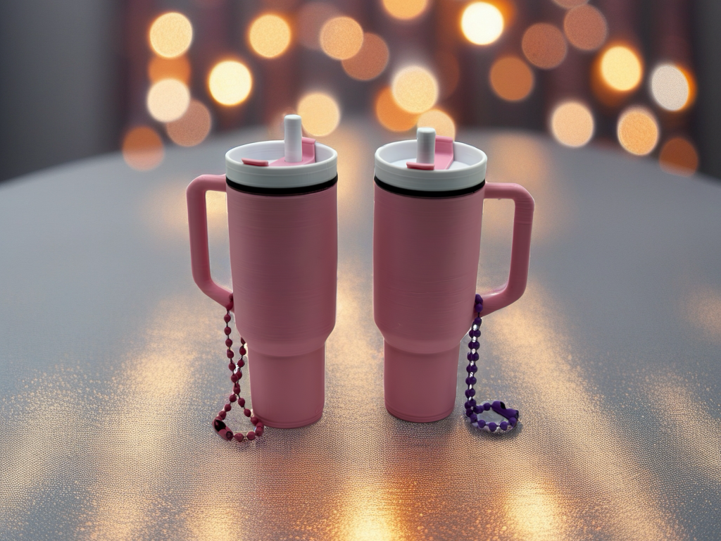 Mini Stanley-Inspired Keychain – 3D Printed with Removable Top & Storage